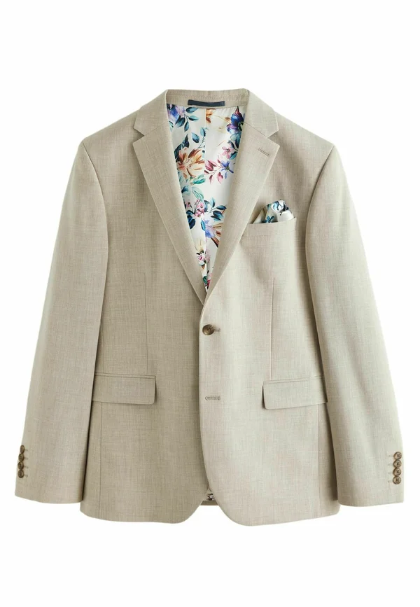 SLIM FIT MOTIONFLEX TWO BUTTON - Sakko - stone