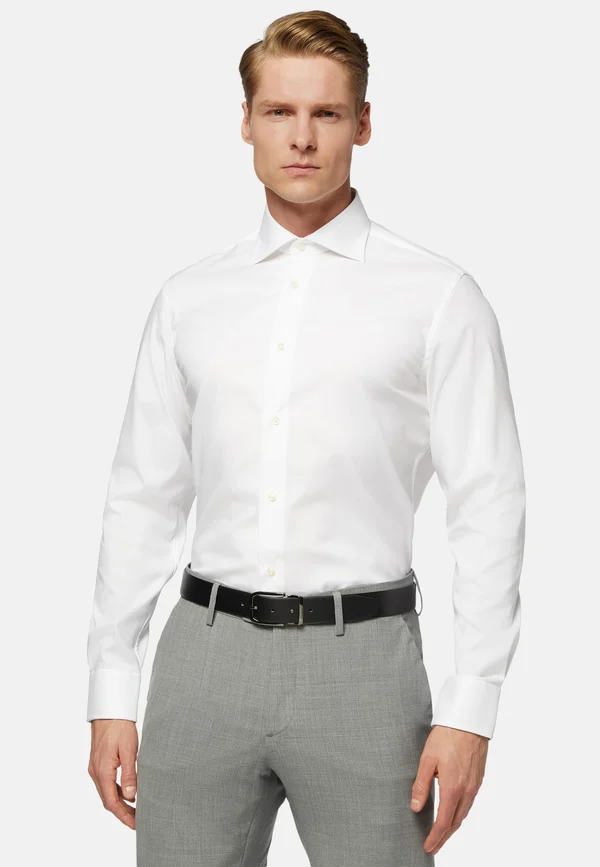 SLIM FIT PIN POINT  - Hemd - white