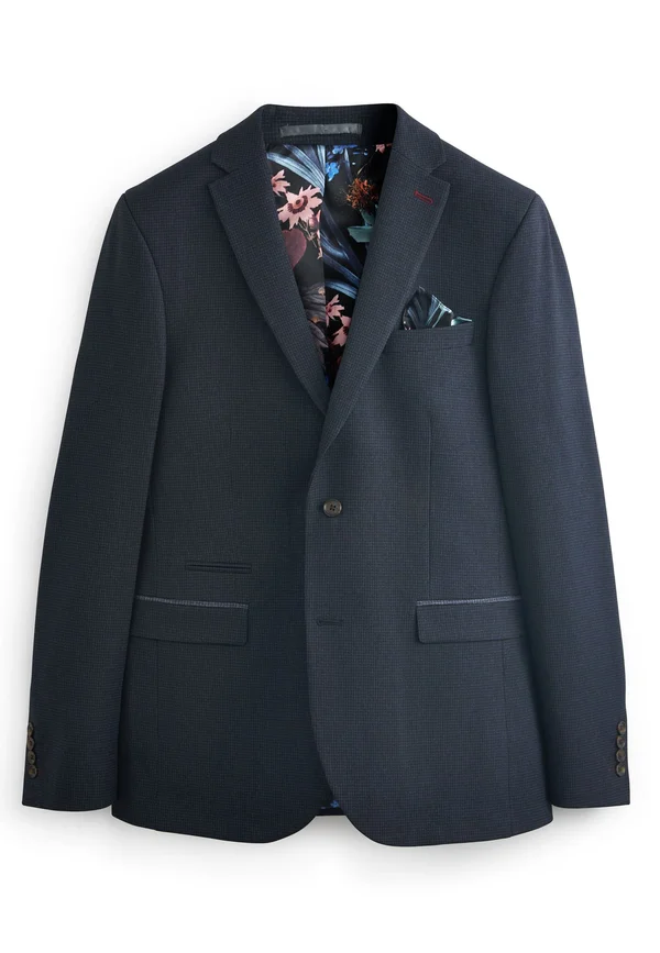 SLIM FIT PUPPYTOOTH - Anzugsakko - navy blue