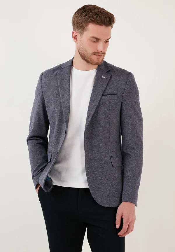SLIM FIT - Sakko - dark navy blue