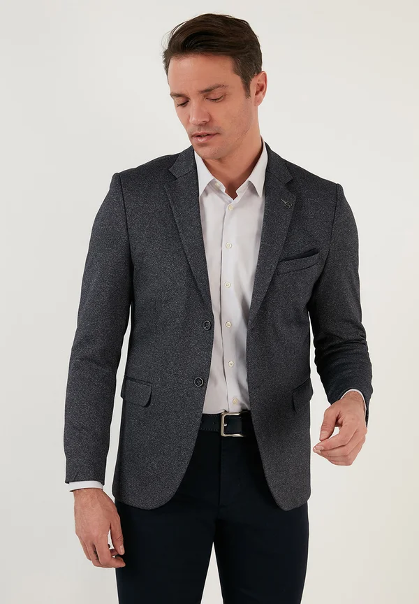 SLIM FIT - Sakko - dark navy blue