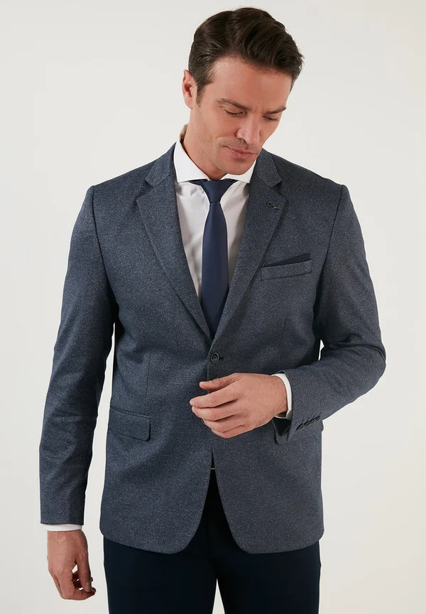 SLIM FIT - Sakko - light navy blue