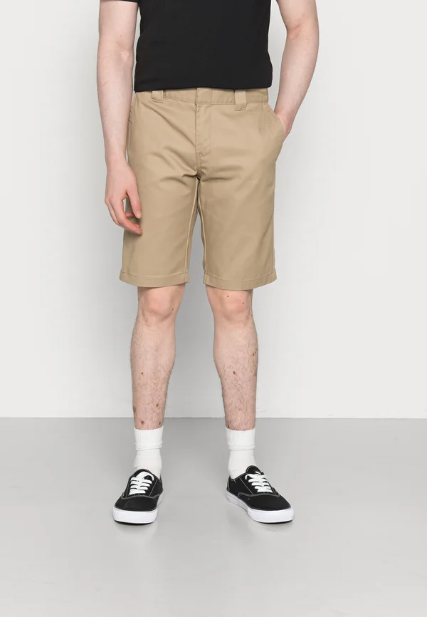 SLIM FIT - Shorts - khaki