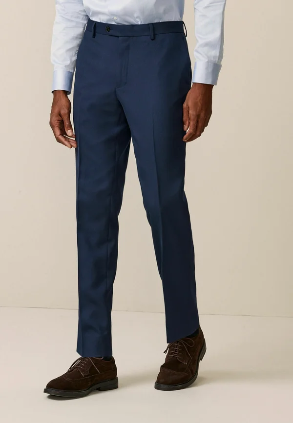 SLIM FIT TEXTURED - Anzughose - bright blue