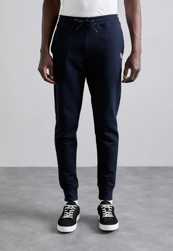 SLIM FIT ZEBRA - Jogginghose - very dark navy