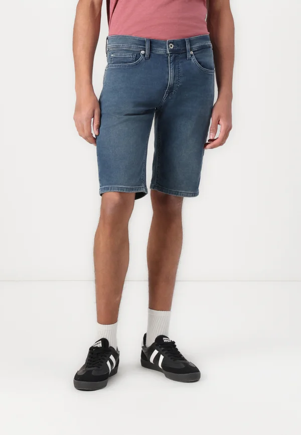 SLIM GYMDIGO - Jeans Shorts - blue denim