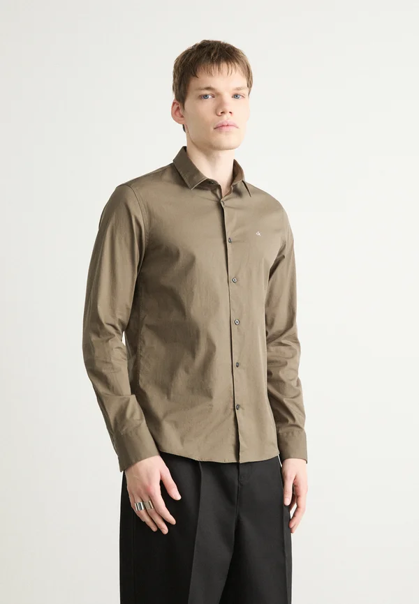 SLIM SHIRT - Hemd - tarmac