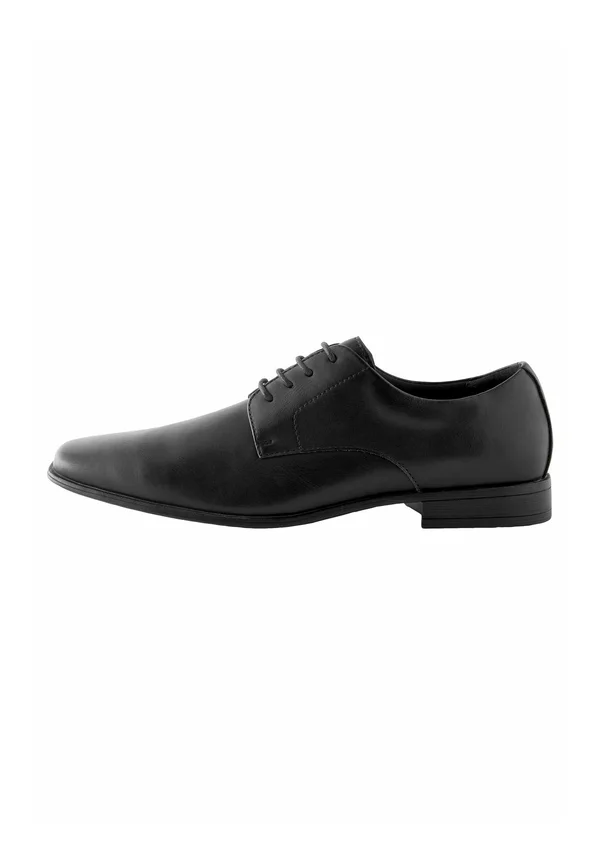 SLIM SQUARE DERBY - Schnürer - black