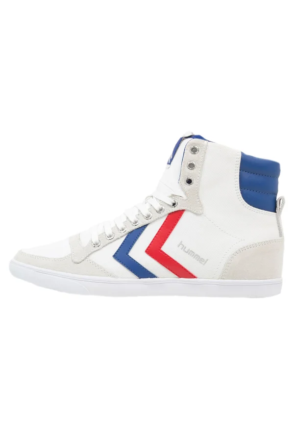 SLIMMER STADIL - Sneaker high - white/blue/red