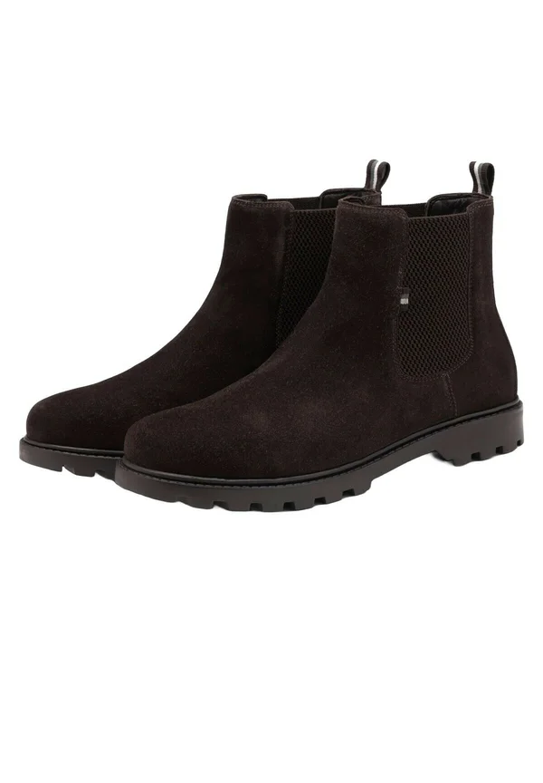 SLIP-ON WITH HIGH UPPER  - Stiefelette - dark brown