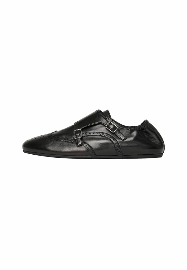Slipper - black - calf