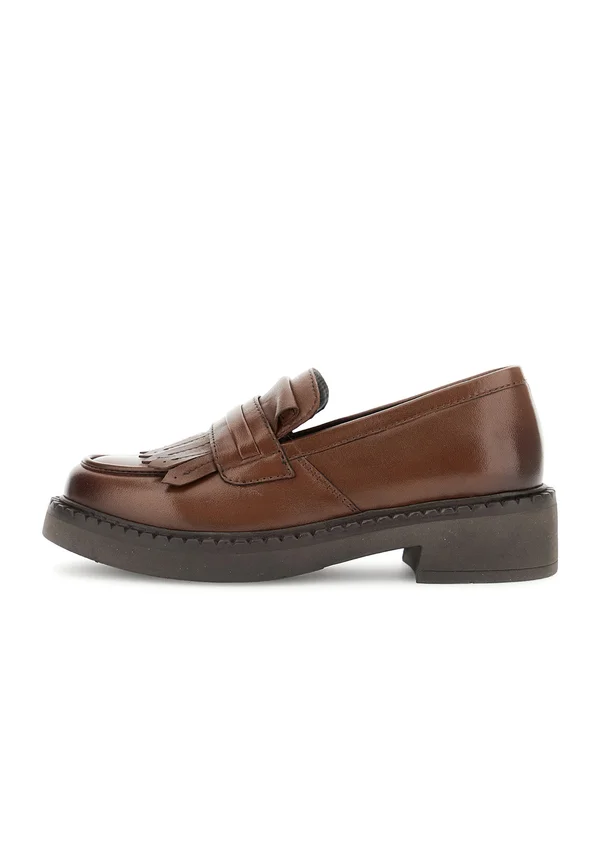 Slipper - brown leather