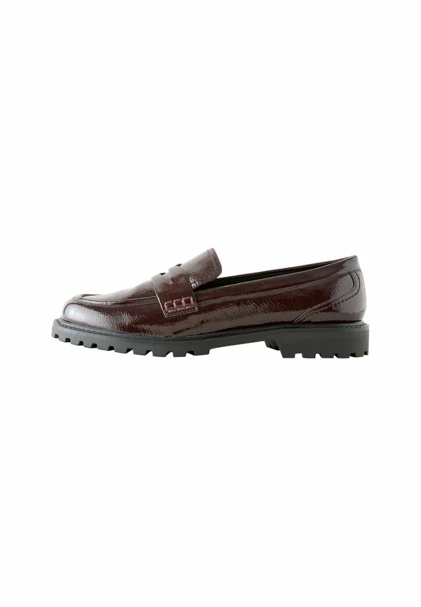 Slipper - burgundy red