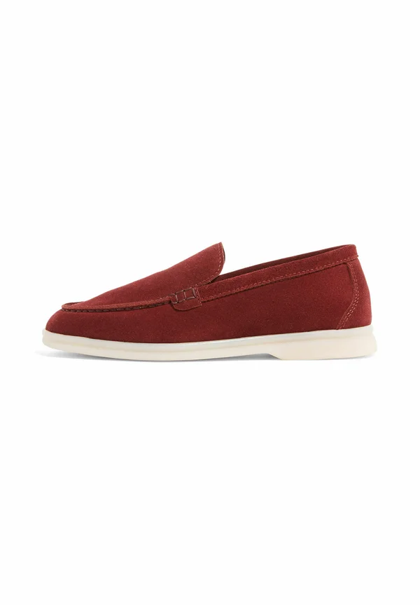 Slipper - burgundy - suede