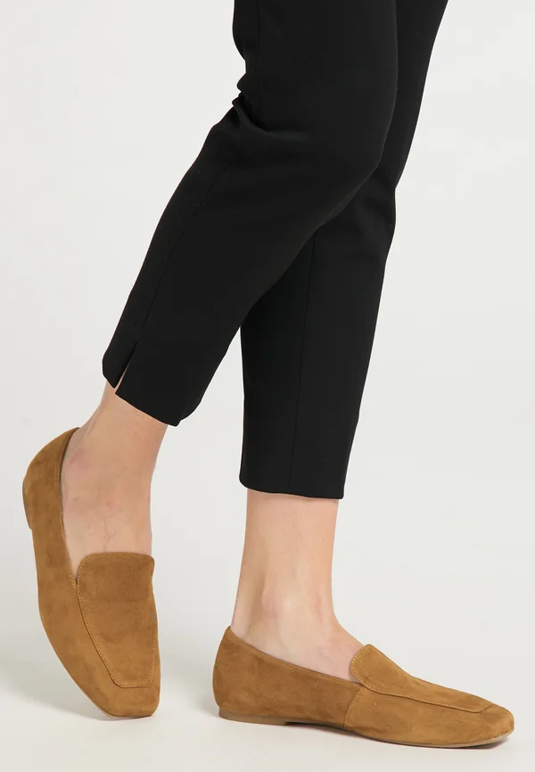 Slipper - cognac