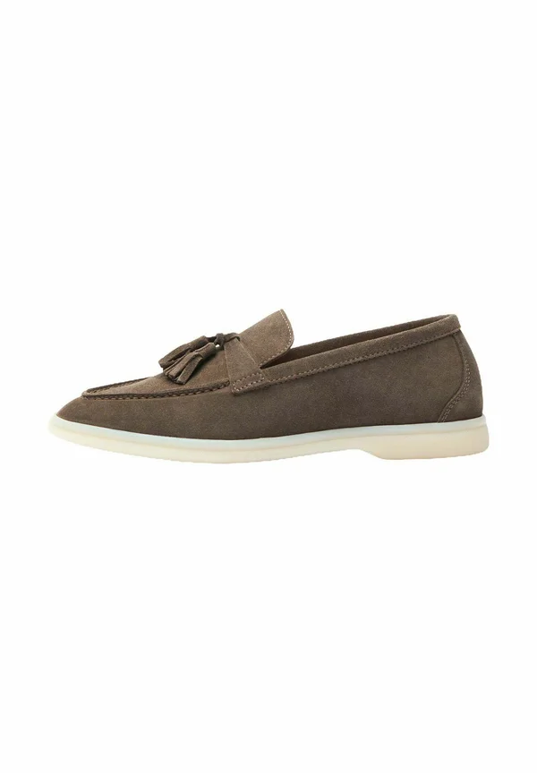 Slipper - deep taupe suede