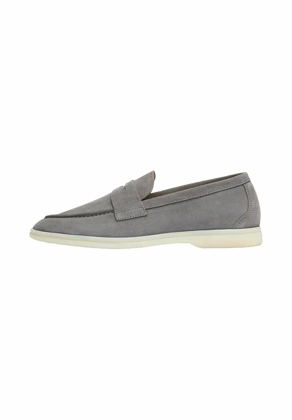 Slipper - grey - suede