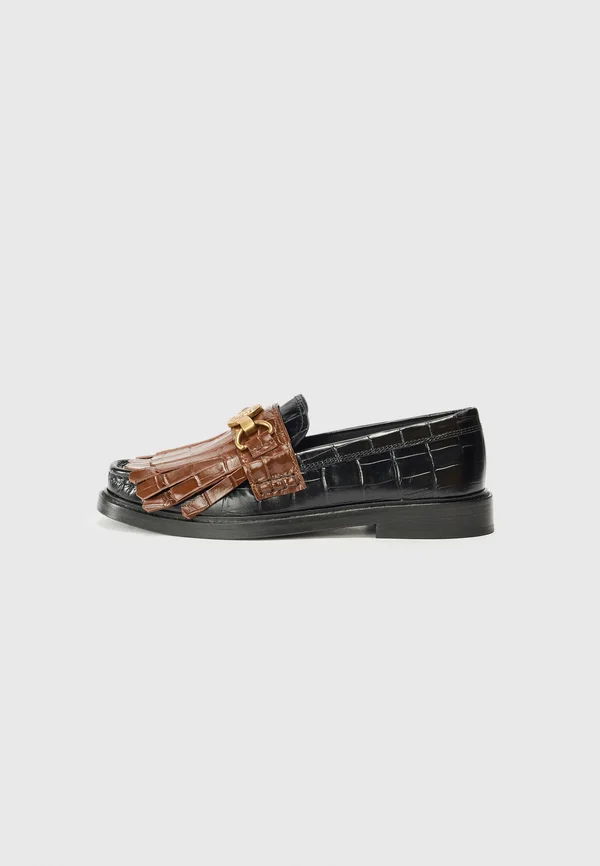 Slipper - nero/testa di moro