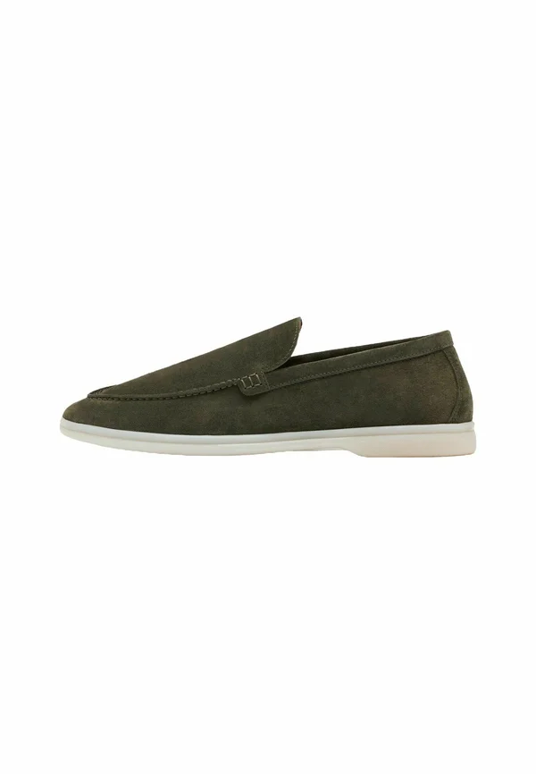 Slipper - olive suede