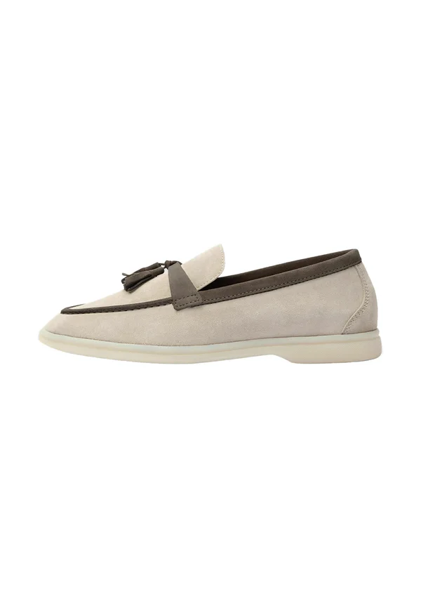Slipper - sand  deep taupe - suede