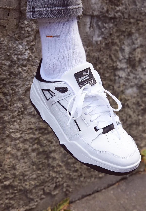 SLIPSTREAM UNISEX - Sneaker low - white/black