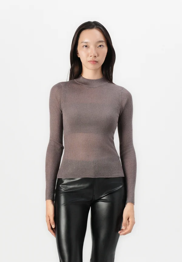 SLUMY - Strickpullover - rust/copper