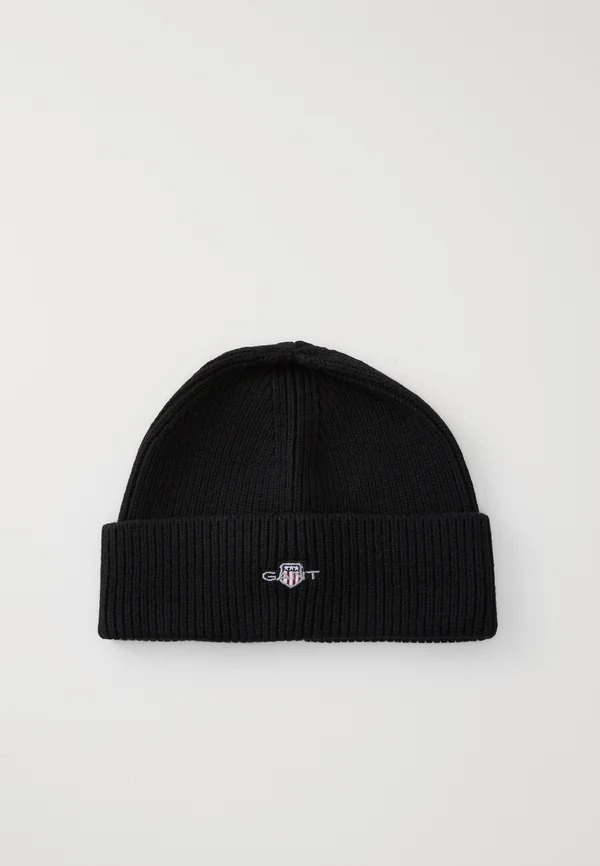 SMALL ARCHIVE SHIELD BEANIE UNISEX - Mütze - black