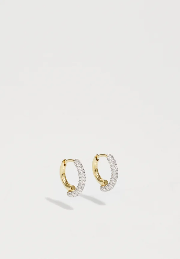 SMALL CHAOS HOOPS - Ohrringe - yellow gold-coloured