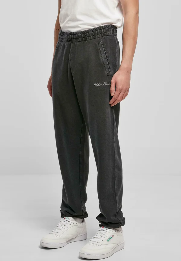 SMALL EMBROIDERY - Jogginghose - black