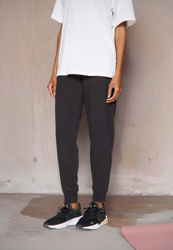 SMALL LOGO COMFORT HIGH WAIST SWEATPANTS - Jogginghose - black