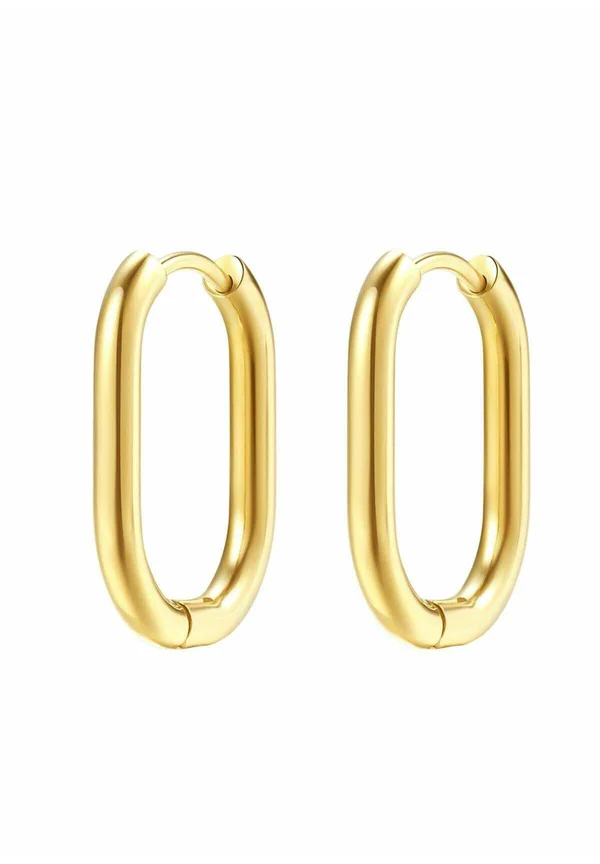 SMALL OVAL - Ohrringe - goldfarben