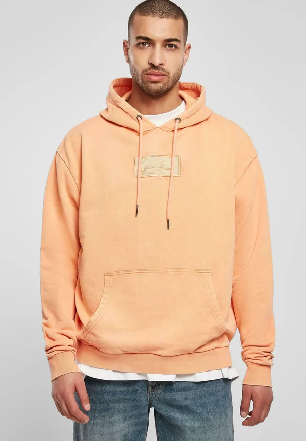 SMALL SIGNATURE BOX DESTROYED - Kapuzenpullover - light orange