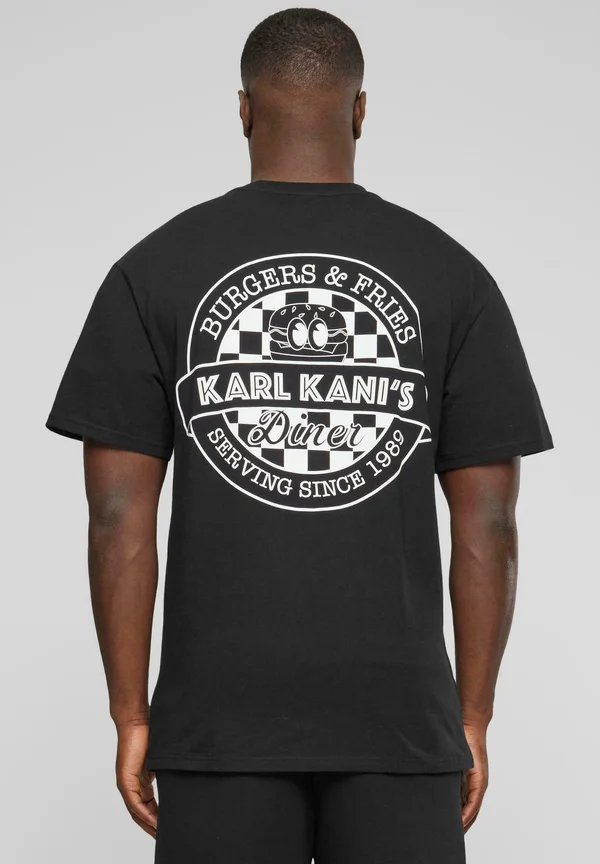 SMALL SIGNATURE DINER - T-Shirt print - black