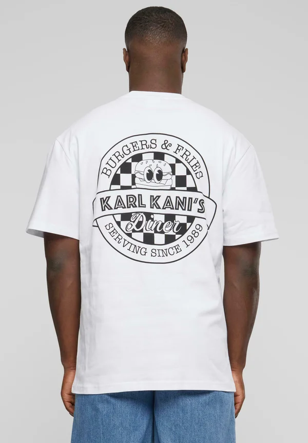 SMALL SIGNATURE DINER - T-Shirt print - white
