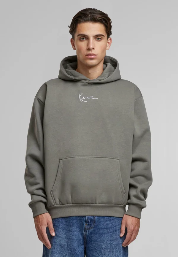SMALL SIGNATURE ESSENTIAL - Kapuzenpullover - anthracite