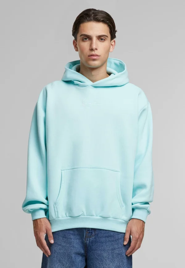 SMALL SIGNATURE ESSENTIAL OS - Kapuzenpullover - light blue