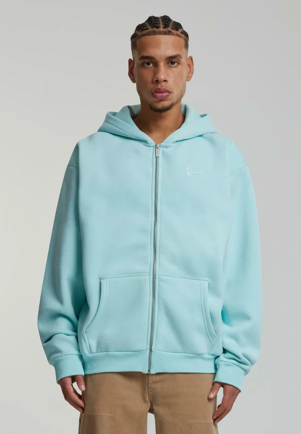 SMALL SIGNATURE ESSENTIAL  - Sweatjacke - light blue