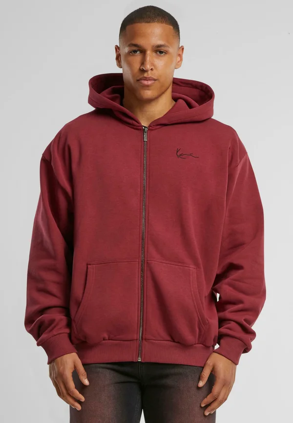 SMALL SIGNATURE ESSENTIAL - Sweatjacke - red