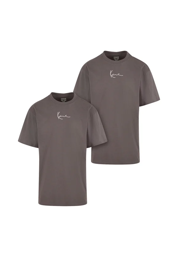 SMALL SIGNATURE ESSENTIAL TEE 2 PACK - T-Shirt basic - anthracite