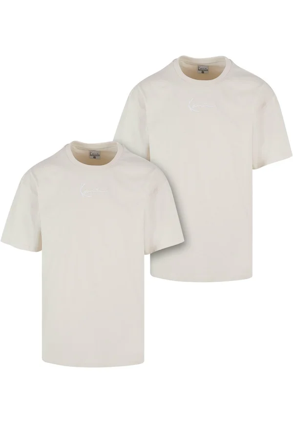 SMALL SIGNATURE ESSENTIAL TEE 2-PACK - T-Shirt basic - off white