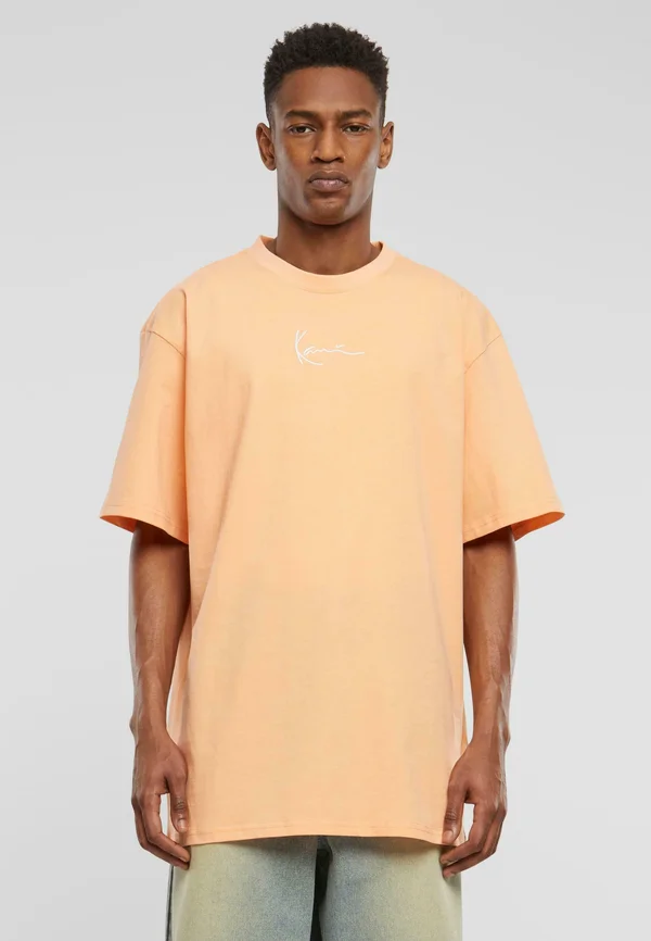 SMALL SIGNATURE ESSENTIAL TEE - T-Shirt basic - apricot