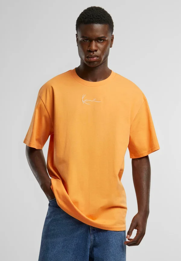 SMALL SIGNATURE ESSENTIAL TEE - T-Shirt basic - orange