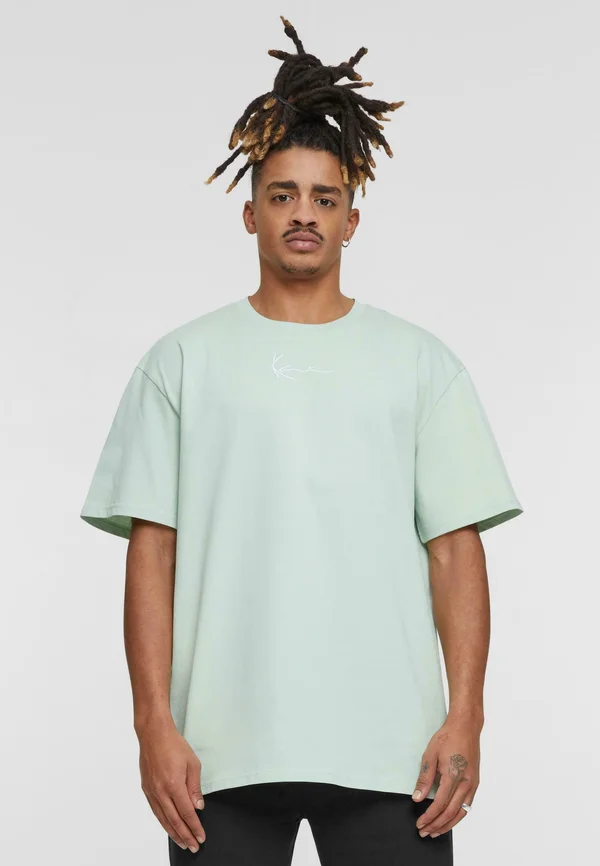 SMALL SIGNATURE ESSENTIAL TEE - T-Shirt print - light mint