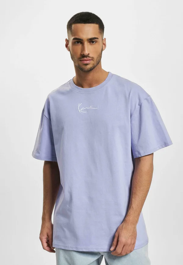 SMALL SIGNATURE ESSENTIAL TEE - T-Shirt print - violet
