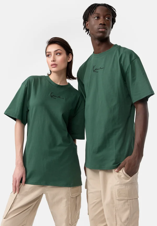 SMALL SIGNATURE ESSENTIAL TEE UNISEX - T-Shirt basic - green