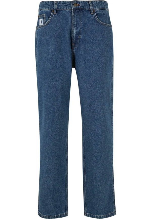 SMALL SIGNATURE GY FIVE POCKET DENIM - Jeans Straight Leg - dark indigo