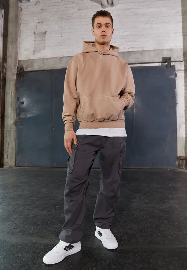 SMALL SIGNATURE OS HEAVY SWEAT WASHED - Sweatshirt - sand