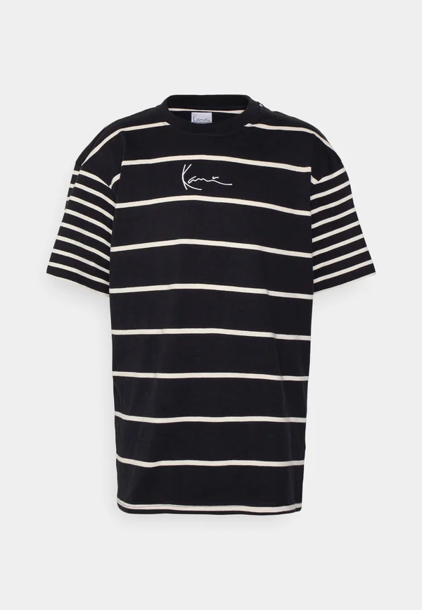 SMALL SIGNATURE STRIPE TEE UNISEX - T-Shirt print - light blue