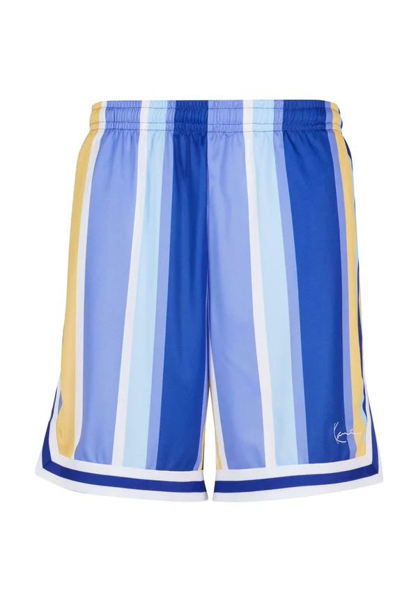SMALL SIGNATURE STRIPED - Jogginghose - navy lilac yellow