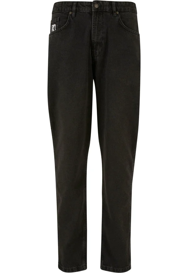 SMALL SIGNATURE TAPE FIVE POCKET DENIM - Jeans Straight Leg - vintage black